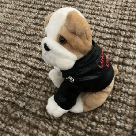 Aurora Fancy Pals Bulldog in Jacket LUVABLE DOG Puppy 8" Plush Stuffed Animal - Picture 5 of 8